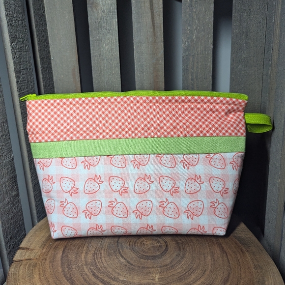 Homemade Cosmetic Bags (set of 2 - small & large) - Picture 2 of 6